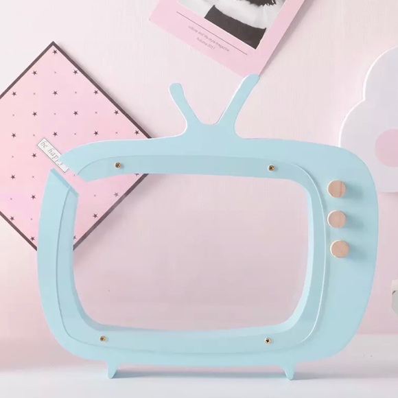 Other - Wooden tv coin bank home decor kids adult cute